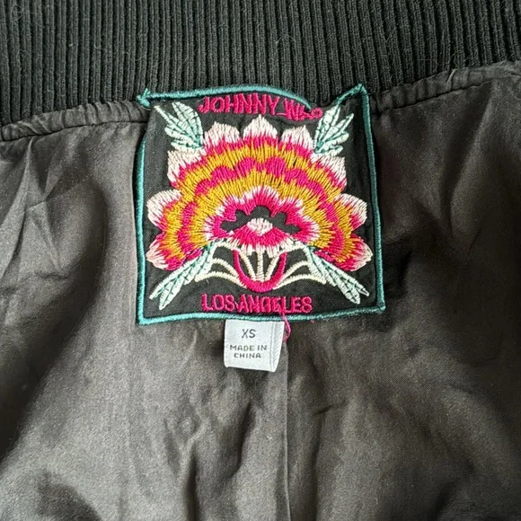 Johnny Was Junia velvet Quilted Bomber Jacket Size XS - Picture 9 of 13